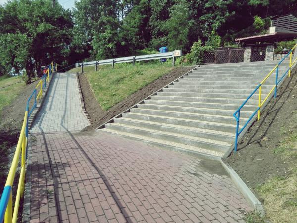 Remont schodów i pochylni przy ul. Rybaki