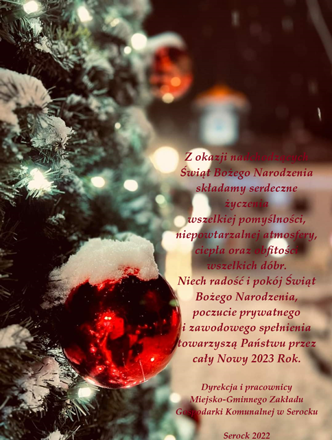 Życzenia świąteczne